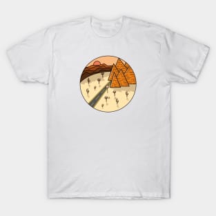 Road To Pyramids T-Shirt